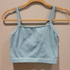 Nylon Crop Gym Tank